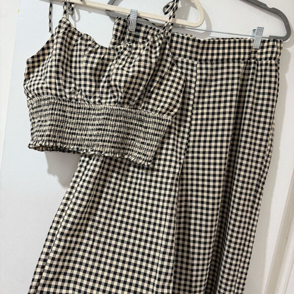 🖤 VICI Collection Gingham Two-Piece Set (Top + Pants) - Size L/XL, New 🖤 - Picture 5 of 12